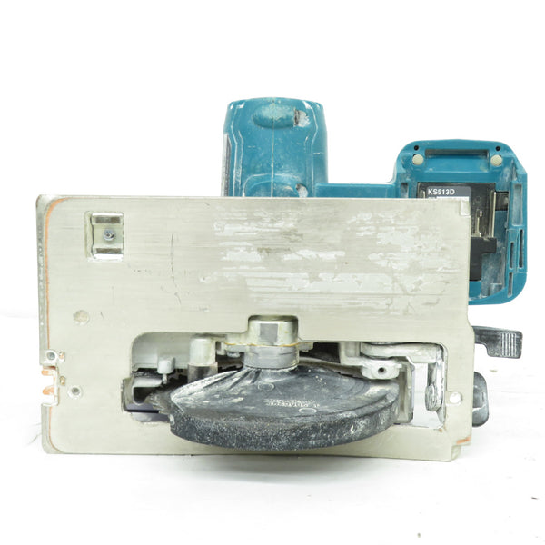 makita (マキタ) 18V対応 125mm 充電式防じんマルノコ 本体のみ 安全カバー戻らず KS513D 中古