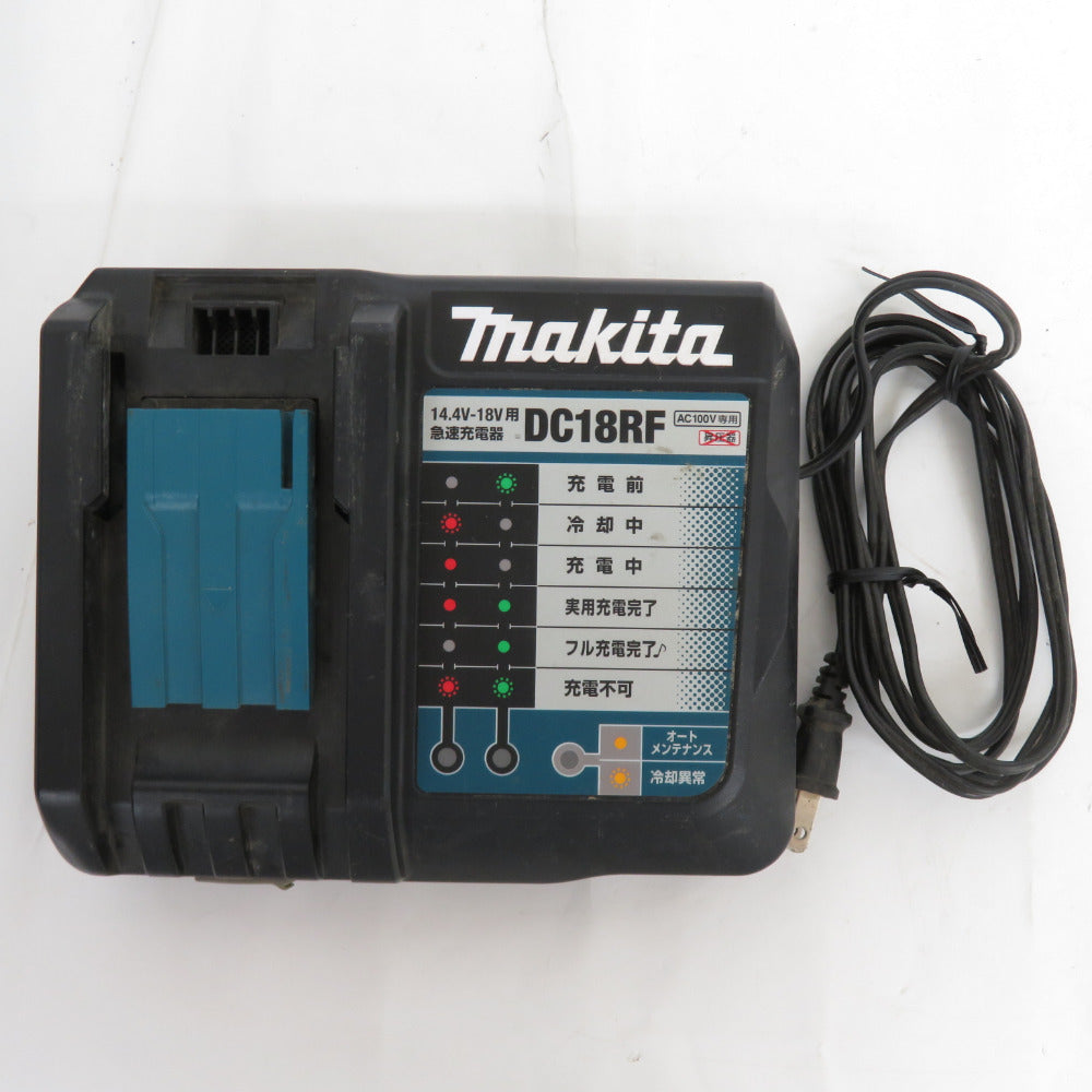 makita マキタ 14.4~18V 急速充電器 本体のみ DC18RF JPADC18RF 中古 makita マキタ 14.4~18V 急速充電器 本体のみ DC18RF JPADC18RF 中古
