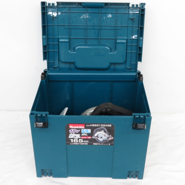 makita (マキタ) 18V対応 165mm 充電式マルノコ 黒 本体のみ ノコ刃なし ケース付 HS631D 中古