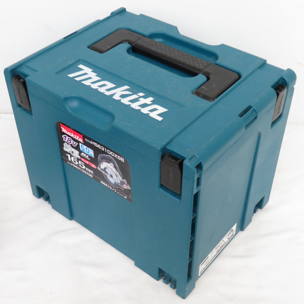 makita (マキタ) 18V対応 165mm 充電式マルノコ 黒 本体のみ ノコ刃なし ケース付 HS631D 中古