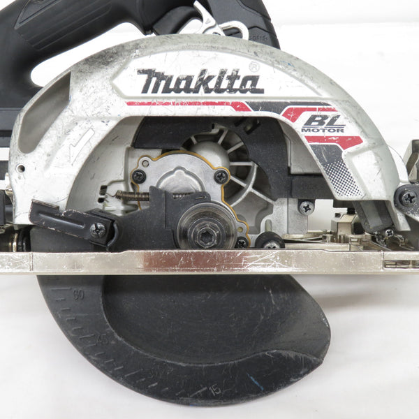makita (マキタ) 18V対応 165mm 充電式マルノコ 黒 本体のみ ノコ刃なし ケース付 HS631D 中古