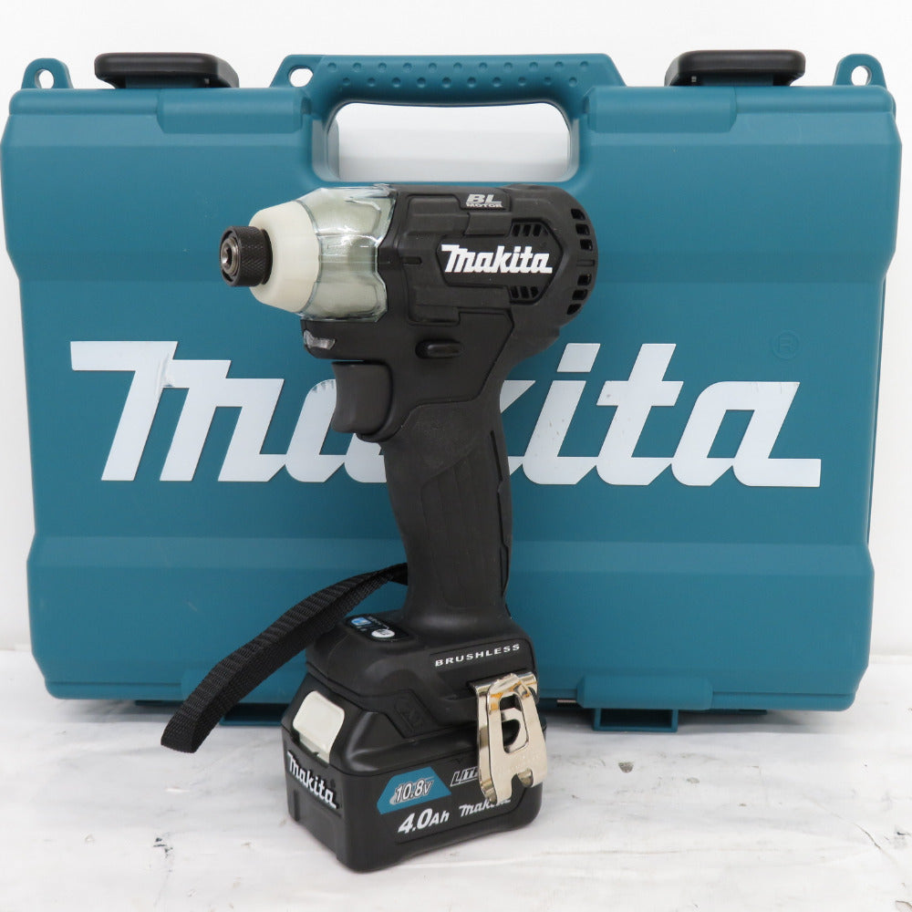 makita (マキタ) 10.8V 4.0Ah 充電式インパクトドライバ 黒 ケース