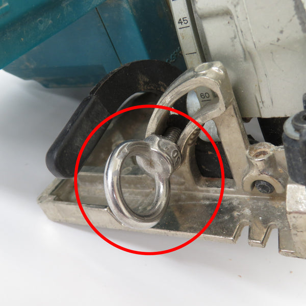 makita (マキタ) 18V対応 165mm 充電式マルノコ 本体のみ 角度調整用ツマミネジ換装済 HS631D 中古