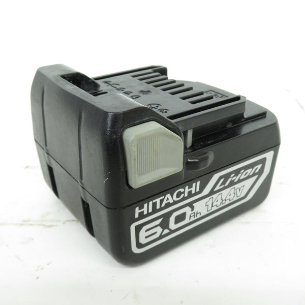 日立工機 HiKOKI ハイコーキ 14.4V 6.0Ah 125mm コードレス丸のこ マルノコ ストロングブラック 充電器・バッテリ1個付 C14DBL 中古