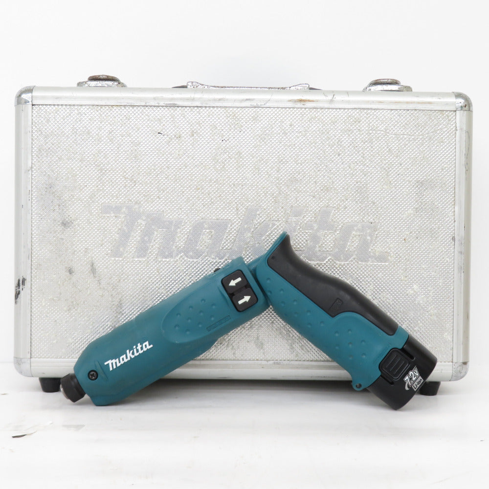makita (マキタ) 7.2V 1.0Ah 充電式ペンインパクトドライバ 青 ケース