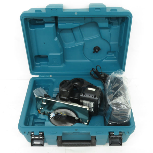 makita (マキタ) 18V 6.0Ah 125mm 充電式マルノコ 黒 ケース・充電器・バッテリ1個セット HS471DGSB 中古美品