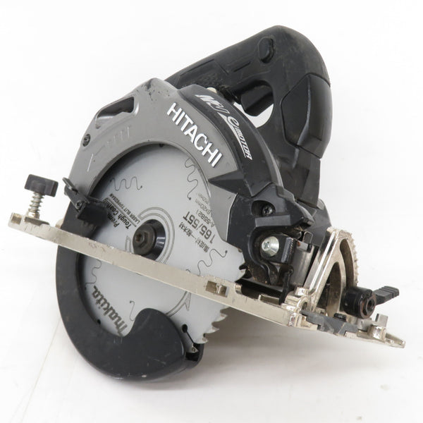 日立工機 HiKOKI ハイコーキ マルチボルト36V 165mm コードレス丸のこ マルノコ ストロングブラック バッテリ1個セット 角度調節ねじ1つ欠品 C3606DA 中古