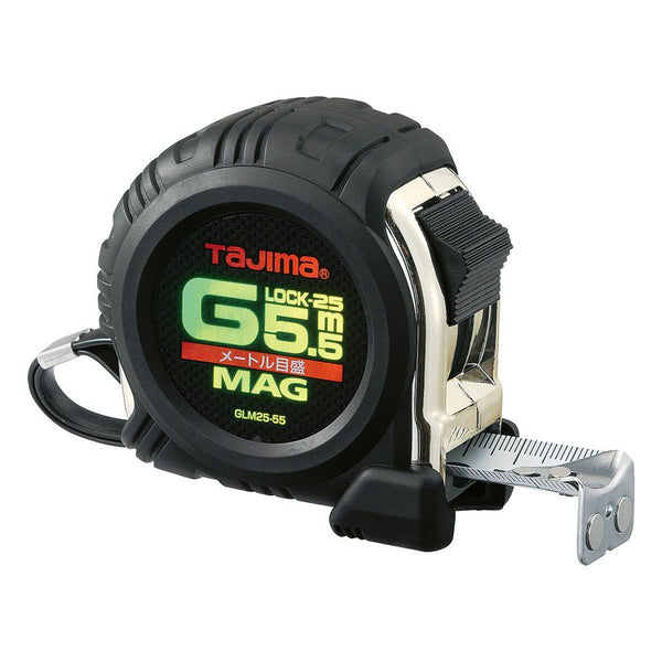 tajima タジマ TJMデザイン コンベックス Gロックマグ爪25 5.5m メートル目盛 25mm幅 GLM25-55BL 300220 新品