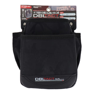 三共コーポレーション DBLTACT 腰袋 2段 ブラック迷彩 DT-02S-BC 580106 新品