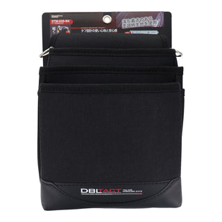 三共コーポレーション DBLTACT 3段腰袋 杢ブラック DTM-03S-BK 582806 新品