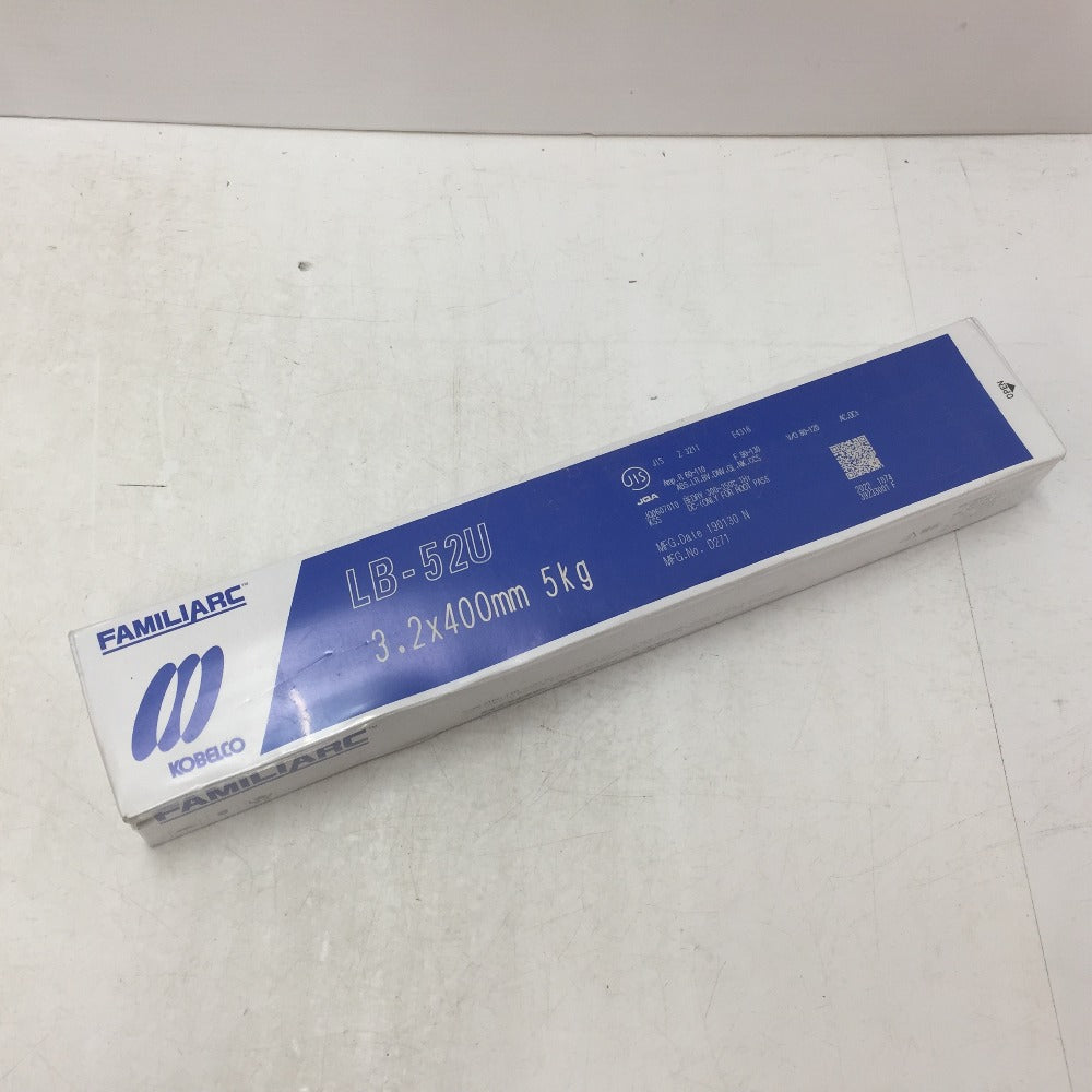 KOBELCO 神戸製鋼所 被覆アーク溶接棒 FAMILIARC LB-52U φ3.2×400mm 5kg 2019年1月製 未開封品 ...