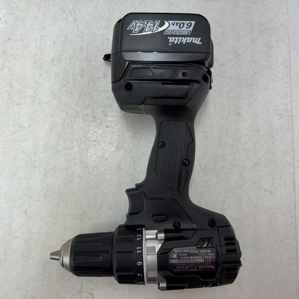 makita (マキタ) 14.4V 6.0Ah 充電式ドライバドリル 黒 ケース・充電器・バッテリ2個セット DF474DRGXB 美品