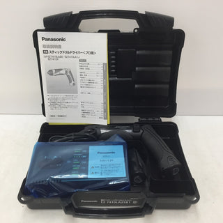 Panasonic パナソニック 3.6V 1.5Ah 充電スティックドリルドライバ ブラック ケース・充電器・バッテリ2個セット EZ7410LA2SB1 未使用品