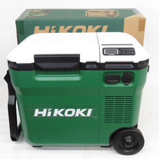 HiKOKI ハイコーキ 14.4V/18V/マルチボルトバッテリ対応 コードレス冷温庫 18L アグレッシブグリーン ACアダプタ付 UL18DC(NM) 中古美品