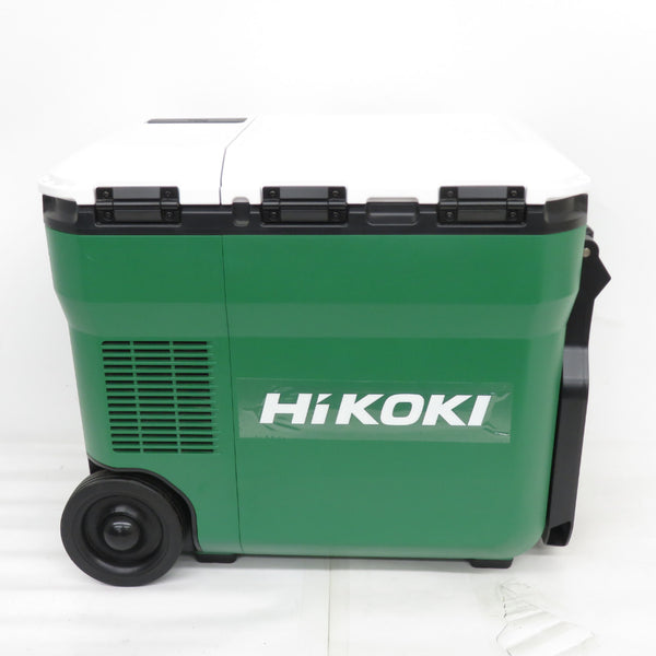 HiKOKI ハイコーキ 14.4V/18V/マルチボルトバッテリ対応 コードレス冷温庫 18L アグレッシブグリーン ACアダプタ付 UL18DC(NM) 中古美品