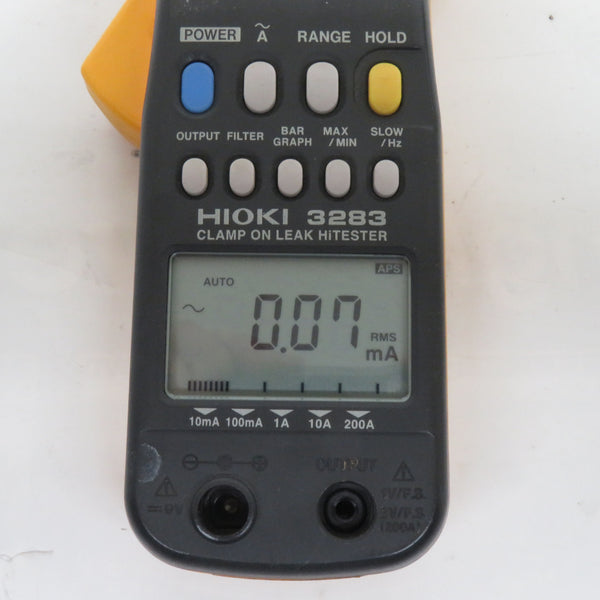 HIOKI 日置電機 デジタルクランプメータ クランプオンリークハイテスタ 漏れ電流測定用 3283 中古