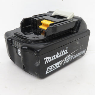 makita マキタ 18V 6.0Ah Li-ionバッテリ 残量表示付 雪マーク付 充電回数16回 BL1860B A-60464 中古