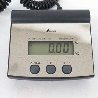 シンワ測定 デジタル台はかり 100kg 隔測式 取引証明以外用 ACアダプタ付 70108 中古