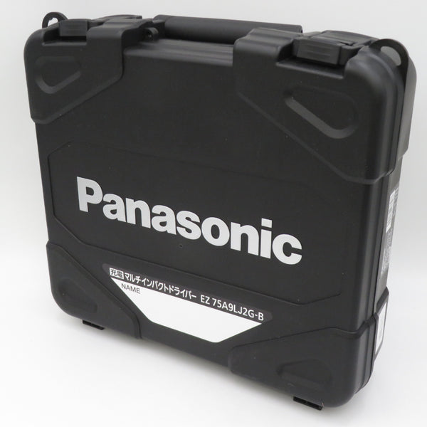 Panasonic パナソニック 18V 5.0Ah 充電マルチインパクトドライバ デュアル ブラック ケース・充電器・バッテリ２個セット EZ75A9LJ2G-B 未使用品