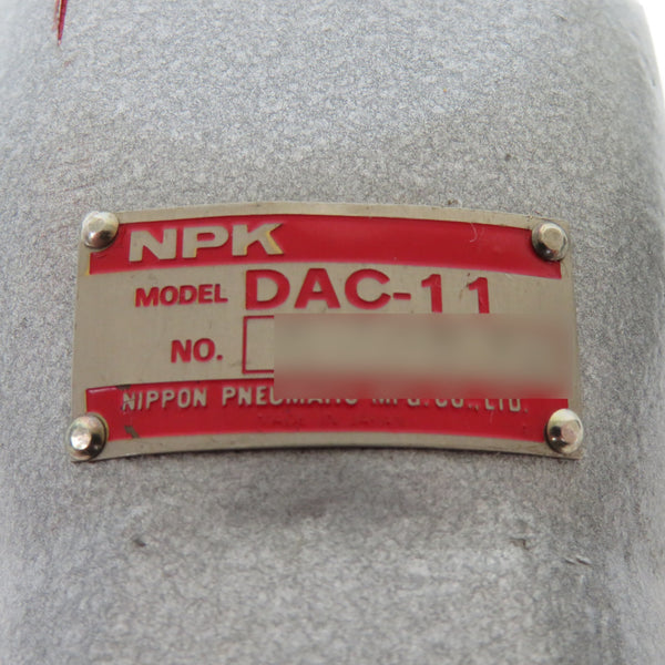 NPK 日本ニューマチック工業 54mm ダイヤカッタ カプラ欠品 DAC-11 中古美品