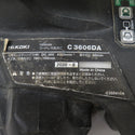 HiKOKI ハイコーキ マルチボルト36V 165mm コードレス丸のこ マルノコ ストロングブラック ケース・充電器・バッテリ2個セット C3606DA(2XPB) 中古