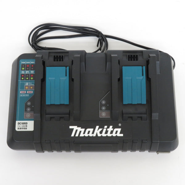makita マキタ 7.2～18V Ni-MH＆Li-ion対応 2口急速充電器 DC18RD JPADC18RD 中古美品