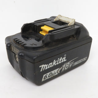 makita マキタ 18V 6.0Ah Li-ionバッテリ 残量表示付 雪マーク付 充電回数77回 BL1860B A-60464 中古