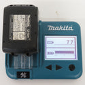 makita マキタ 18V 6.0Ah Li-ionバッテリ 残量表示付 雪マーク付 充電回数77回 BL1860B A-60464 中古