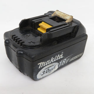 makita マキタ 18V 3.0Ah Li-ionバッテリ 残量表示なし 充電回数292回 BL1830 中古