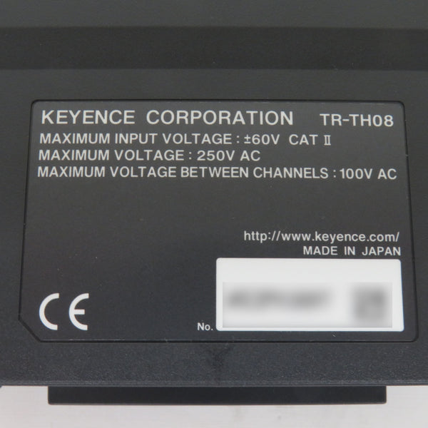 KEYENCE キーエンス 高精度温度・電圧計測ユニット 動作未確認 TR-TH08 中古美品
