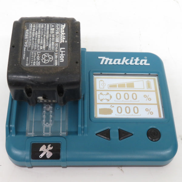 makita マキタ 14.4V 3.0Ah Li-ionバッテリ 残量表示付 充電回数122回 BL1430B A-60698 中古