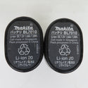 makita マキタ 7.2V 1.0Ah 充電式ペンインパクトドライバ 白 バッテリ2個付 充電器欠品 TD021D 中古