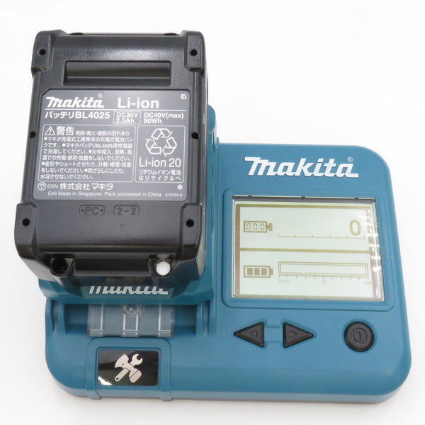 makita マキタ 40Vmax 2.5Ah Li-ionバッテリ 残量表示付 雪マーク付 検品済 外箱なし BL4025 A-69923 未使用品
