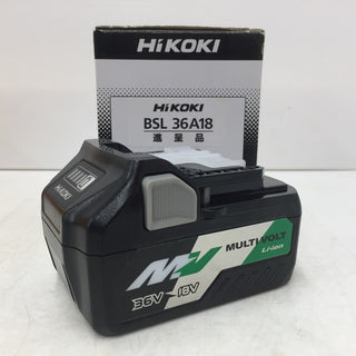 HiKOKI ハイコーキ マルチボルト 36V-2.5Ah 18V-5.0Ah Li-ionバッテリ リチウムイオン電池 BSL36A18 未使用品