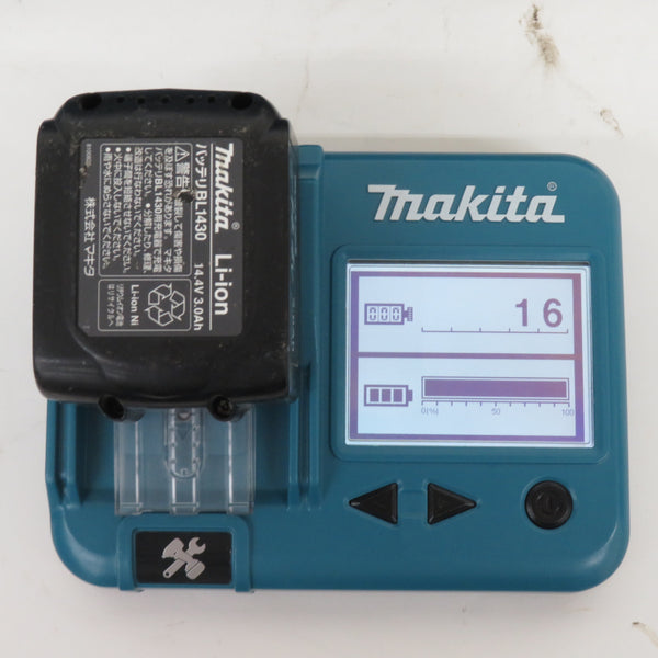 makita マキタ 14.4V 3.0Ah 充電式レシプロソー ケース・充電器・バッテリ1個セット ケース一部破損あり JR141DRF 中古