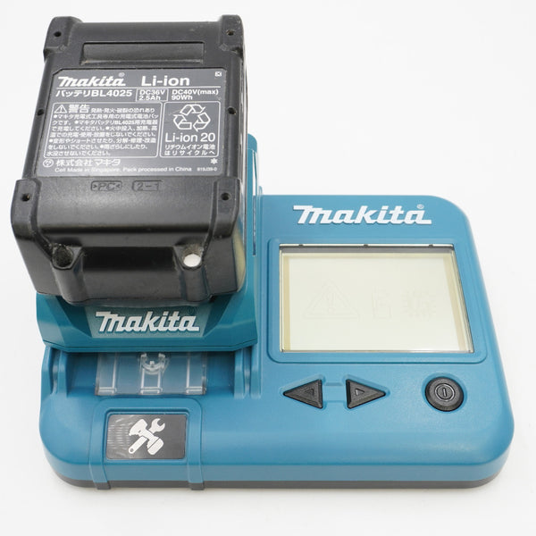 makita マキタ 40Vmax 2.5Ah Li-ionバッテリ 残量表示付 雪マーク付 充電回数67回 BL4025 A-69923 中古