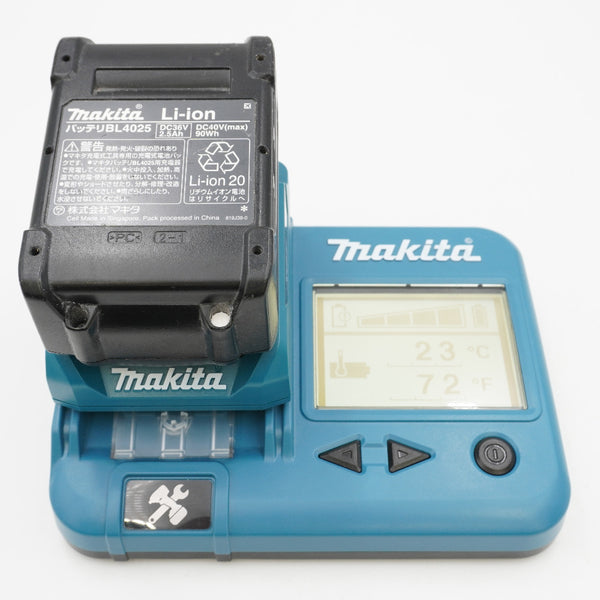 makita マキタ 40Vmax 2.5Ah Li-ionバッテリ 残量表示付 雪マーク付 充電回数67回 BL4025 A-69923 中古