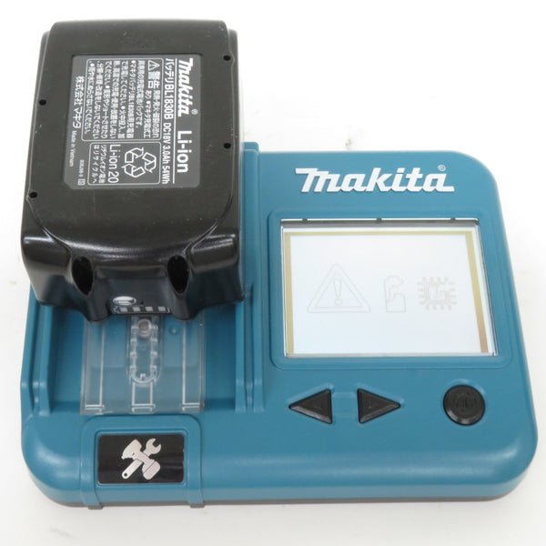 makita マキタ 18V 3.0Ah Li-ionバッテリ 残量表示付 充電回数15回 BL1830B A-60442 中古美品