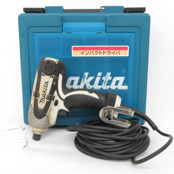 makita マキタ 100V インパクトドライバ 白 ケース付 6955SPKW 中古