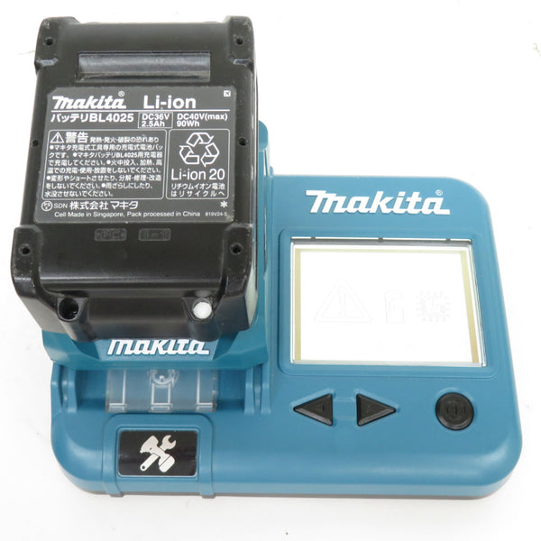 makita マキタ 40Vmax 2.5Ah Li-ionバッテリ 残量表示付 雪マーク付 充電回数42回 BL4025 A-69923 中古