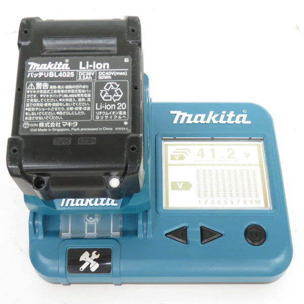 makita マキタ 40Vmax 2.5Ah Li-ionバッテリ 残量表示付 雪マーク付 充電回数42回 BL4025 A-69923 中古