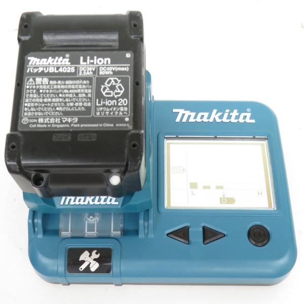 makita マキタ 40Vmax 2.5Ah Li-ionバッテリ 残量表示付 雪マーク付 充電回数42回 BL4025 A-69923 中古