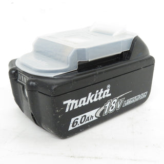 makita マキタ 18V 6.0Ah Li-ionバッテリ 残量表示・雪マーク・カバー付 充電回数4回 BL1860B A-60464 中古