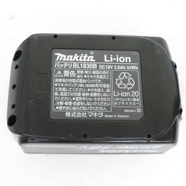 makita マキタ 18V 3.0Ah Li-ionバッテリ 残量表示付 充電回数545回 BL1830B A-60442 中古