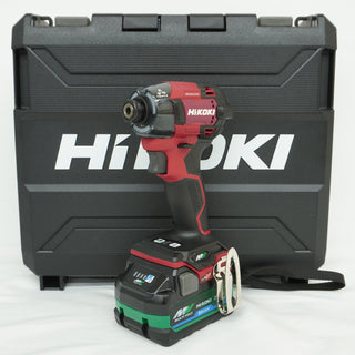 HiKOKI ハイコーキ マルチボルト36V コードレスインパクトドライバ スコーピオンレッド ケース・充電器・Bluetoothバッテリ2個セット WH36DD(2XHRSZ) 未使用品