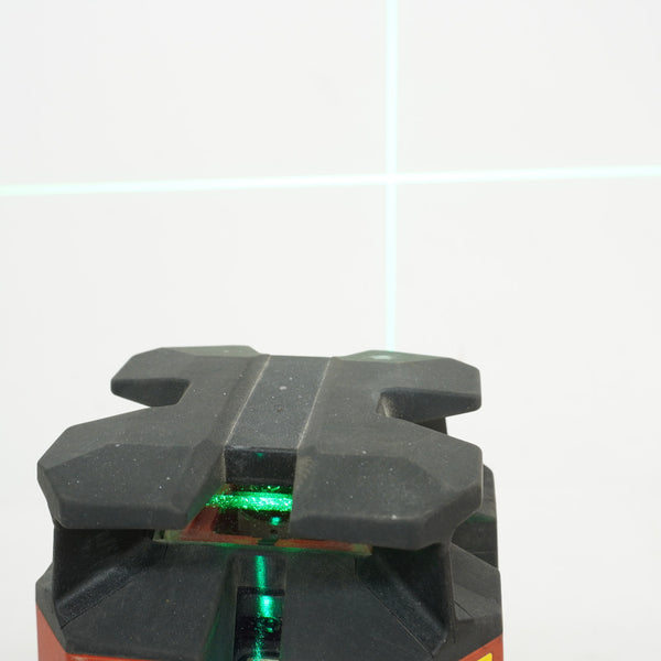 HILTI ヒルティ レーザー墨出器 グリーンレーザー マルチラインレーザー 360°水平・垂直×4・地墨 ケース・受光器・充電器・バッテリ2個セット 三脚欠品 PM40-MG 中古