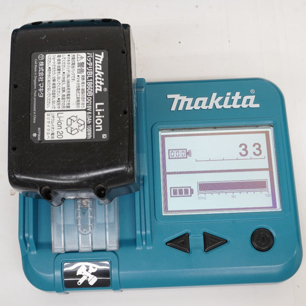 makita マキタ 18V 6.0Ah 充電式レシプロソー ワンハンドタイプ ケース・充電器・バッテリ2個セット JR188DRGX 中古美品