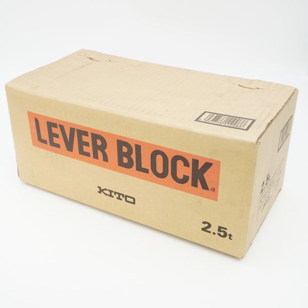 KITO キトー レバーブロックL5形 2.5t×1.5m LB025L5 未開封品