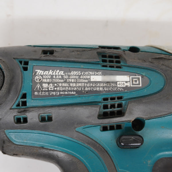 makita マキタ 100V インパクトドライバ 青 ケース付 6955SPK 中古