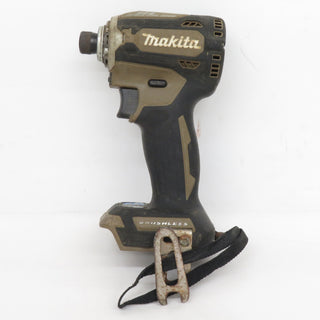 makita マキタ 14.4V対応 充電式インパクトドライバ オーセンティックブラウン 本体のみ バンパ欠品 手元スイッチ不良 TD161D 中古